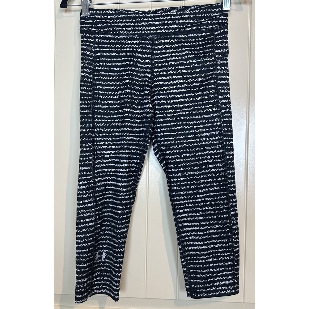 Under Armour Womens Compression Crop Gym Workout Pull On leggings sz S